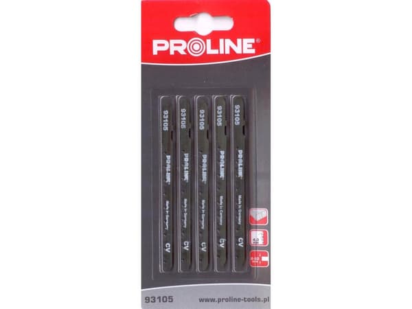 Proline pistosahanterät 5kpl 100mm 6TPI tyyppi U - 93105