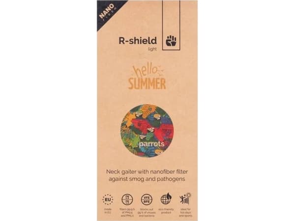 Respilon R-Shield Junior Parrots chimney made of nanofibers anti-smog, anti-virus, anti-allergic, anti-bacterial EAN 8594190531229