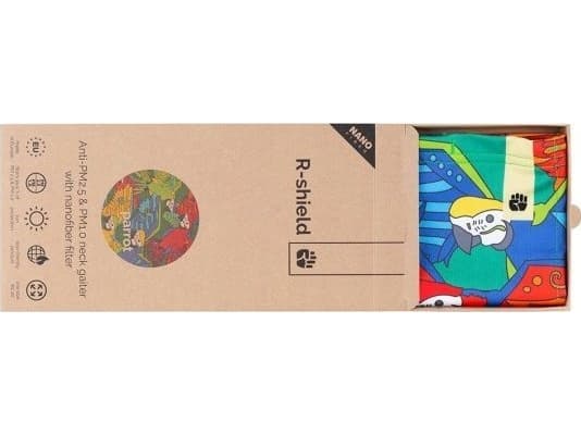 Respilon R-Shield Parrots chimney made of nanofibers anti-smog, anti-virus, anti-allergic, anti-bacterial EAN 8594190530574