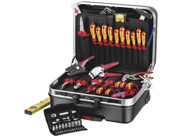 Knipex 00 21 06 00 21 06 Sähköasentaja, käsityöläinen Työkalulaatikko, varusteineen (L x S x K) 515 x 430 x 280 mm