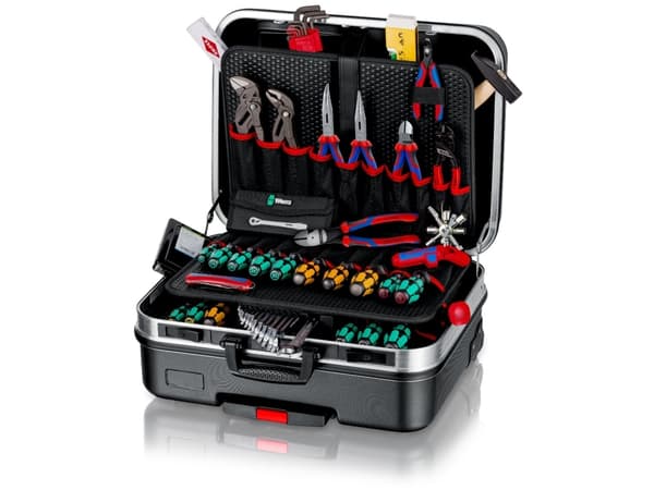 Knipex 00 21 06 M Sähköasentaja, käsityöläinen Työkalulaatikko, varusteineen (L x K x S) 430 x 280 x 515 mm