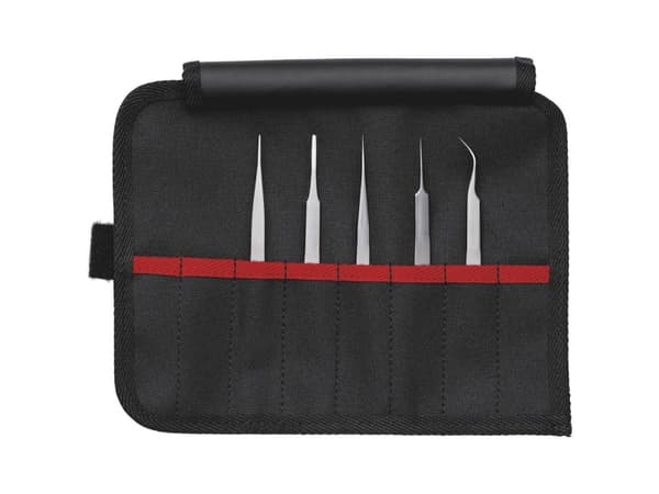 Knipex 92 00 02, Rostfritt stål, Spetsig, Böjt, Rak, Tyskland, 175 g, 11 mm