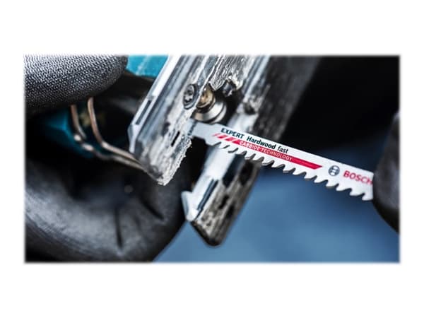 Bosch Expert Hardwood fast T 144 DHM - Sagblad - for løvtre, wood-plastic composites - 3 deler - lengde: 100 mm