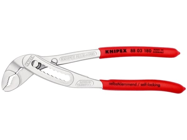 Knipex 88 03 180, Tunge-og-spids tang, 4,2 cm, 3,6 cm, Krom-vanadium-stål, Plast, Rød