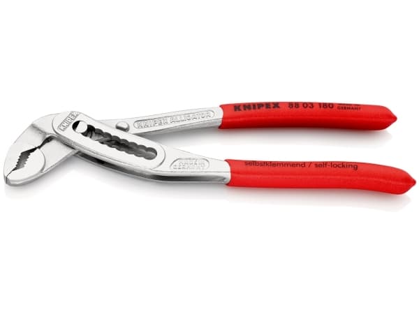 Knipex 88 03 180, Tunge-og-spids tang, 4,2 cm, 3,6 cm, Krom-vanadium-stål, Plast, Rød