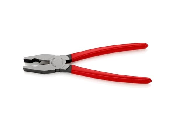 Knipex 03 01 250, Kombinasjonstang, 1,5 cm, Plast, Stål, Plast, Stål, Rød, 250 mm
