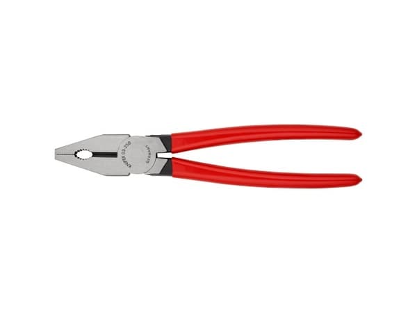 Knipex 03 01 250, Kombinasjonstang, 1,5 cm, Plast, Stål, Plast, Stål, Rød, 250 mm