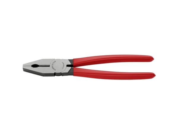Knipex 03 01 250, Kombinasjonstang, 1,5 cm, Plast, Stål, Plast, Stål, Rød, 250 mm