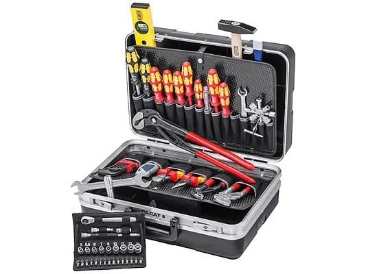 Knipex 00 21 21 HK S, Sort, Metallisk, Rød, Gult, 480 mm, 380 mm, 200 mm, 10,4 kg, 460 x 310 x 190 mm