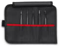 Miniatyrbilde 2 av 5: Knipex 92 00 01 ESD, Rustfritt stål, Sort, Flat, Spiss, Bøyd, Rett, 182 g, 5 stykker