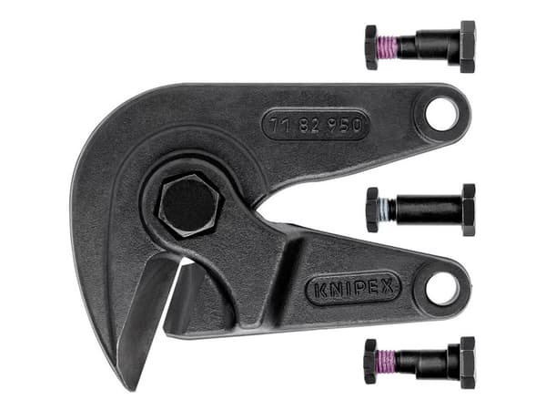 Knipex 71 89 950 erstatningskutterhode for 71 82 950 komplett med skruer (71 89 950)
