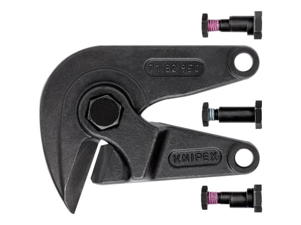 Knipex 71 89 950 erstatningskutterhode for 71 82 950 komplett med skruer (71 89 950)