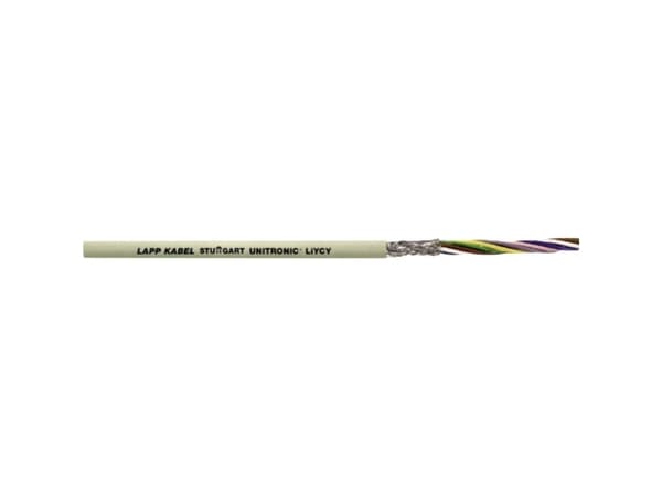 LappKabel 0034314, LiYCY Control Data Cable, 14 x 0.14 mm², Grey Sheath
