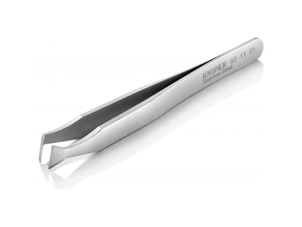 Knipex 92 11 01, Rustfrit stål, Rustfrit stål, Flad, Kurvet, 26 g, 11 mm