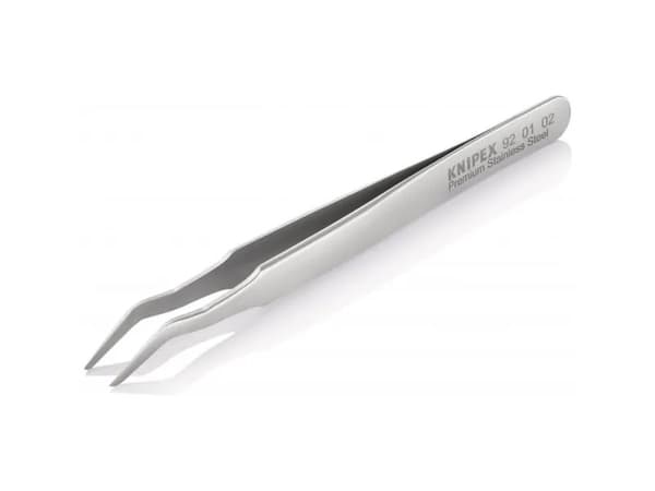 Knipex 92 01 02, Rustfrit stål, Rustfrit stål, Flad, Kurvet, 15 g, 10 mm
