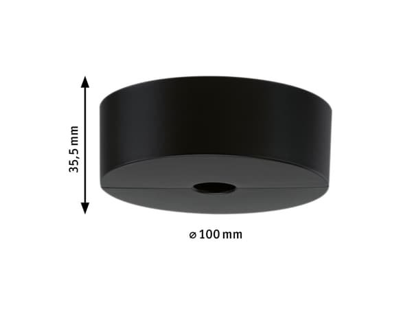 Paulmann Base, Skena för spotlight, LED, Svart