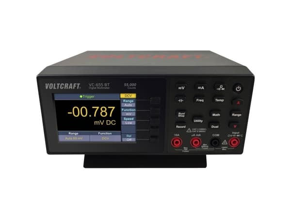 VOLTCRAFT VC-655 BT Tisch-Multimeter digital CAT I 1000 V, CAT II 600 V Anzeige (Counts): 55000 (VC-11785300)