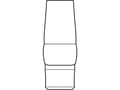 Miniatyrbilde 1 av 5: Knipex 92 11 03, Rustfritt stål, Rustfritt stål, Flat, Bøyd, 15 g, 10 mm