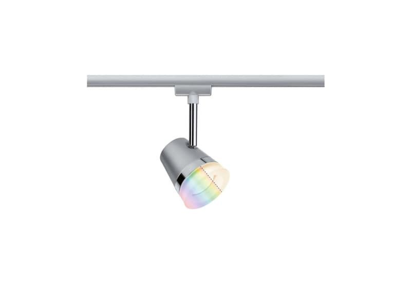 Paulmann 95525, Skena för spotlight, GU10, 1 lampor, LED, 6500 K, Krom