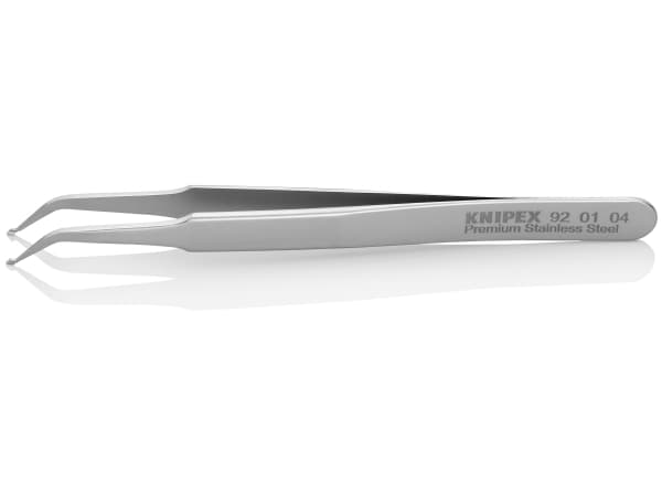 Knipex 92 01 04, Rustfrit stål, Rustfrit stål, Flad, Kurvet, 15 g, 10 mm