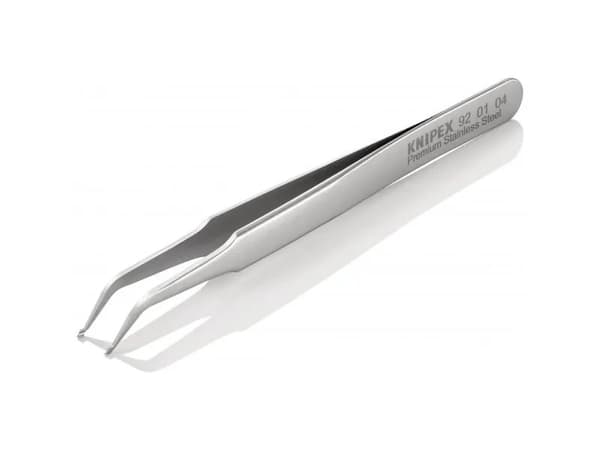 Knipex 92 01 04, Rustfrit stål, Rustfrit stål, Flad, Kurvet, 15 g, 10 mm