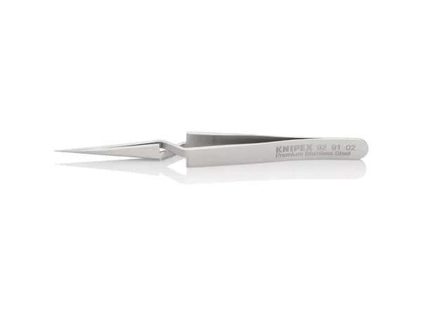 Knipex 92 91 02, Rustfritt stål, Rustfritt stål, Spiss, Rett, 12 g, 10 mm