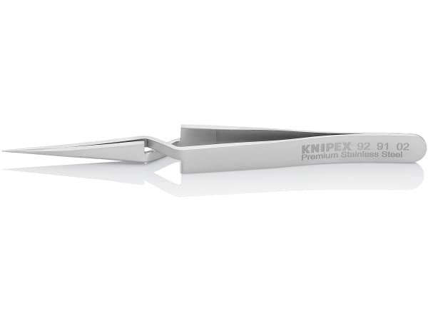 Knipex 92 91 02, Rustfritt stål, Rustfritt stål, Spiss, Rett, 12 g, 10 mm