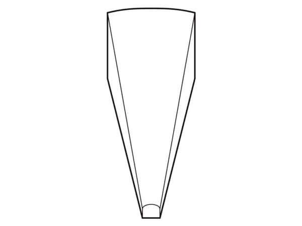 Knipex 92 91 02, Rustfritt stål, Rustfritt stål, Spiss, Rett, 12 g, 10 mm