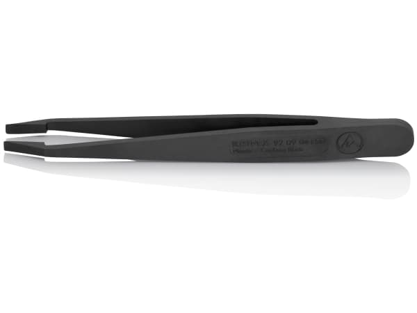 Knipex 92 09 04 ESD, Svart, Platt, Böjt, 4,5 g, 11,5 mm, 115 mm