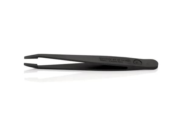 Knipex 92 09 04 ESD, Svart, Platt, Böjt, 4,5 g, 11,5 mm, 115 mm