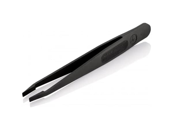 Knipex 92 09 04 ESD, Svart, Platt, Böjt, 4,5 g, 11,5 mm, 115 mm
