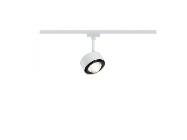 Paulmann Aldan, Spotlight på skinne, LED, 8 W, 2700 K, 370 lm, Sort, Hvit