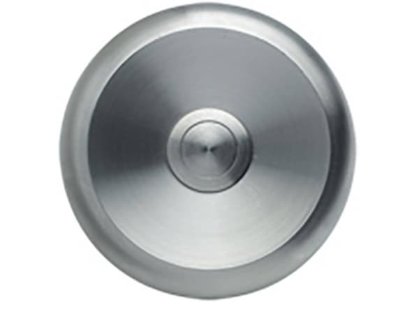 Grothe kellon painonappi pyöreä 80mm ruostumaton teräs ETA S 100 (55540)