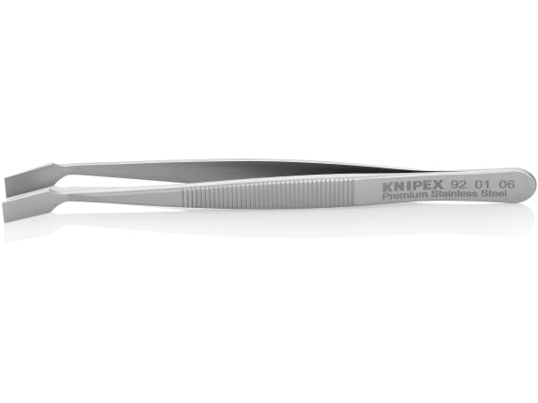 Knipex 92 01 06, Rustfritt stål, Rustfritt stål, Flat, Bøyd, 16 g, 10 mm