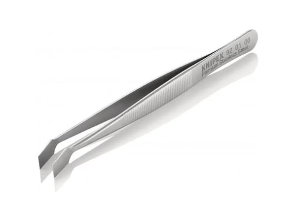Knipex 92 01 06, Rustfritt stål, Rustfritt stål, Flat, Bøyd, 16 g, 10 mm