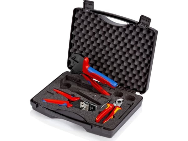 Knipex 97 91 03 Sähköasentajan työkalulaatikko, varusteineen (L x K x S) 345 x 80 x 280 mm