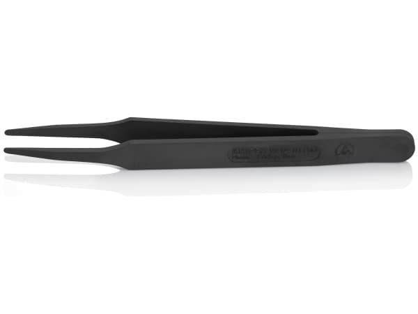 Knipex 92 09 01 ESD, Svart, Spetsig, Rak, 4 g, 9,5 mm, 115 mm