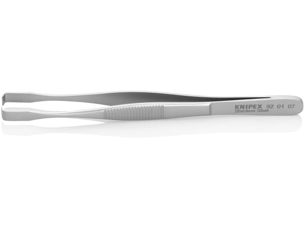 Knipex 92 01 07, Rustfritt stål, Rustfritt stål, Flat, Bøyd, 25 g, 11 mm