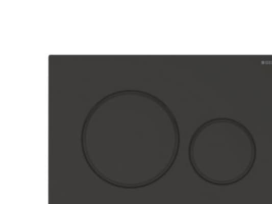 Geberit 115.882.16.1, Skylleplate, Sort, Rød, Geberit, 246 mm, 12 mm, 164 mm