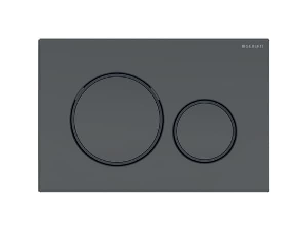 Geberit 115.882.16.1, Skylleplate, Sort, Rød, Geberit, 246 mm, 12 mm, 164 mm