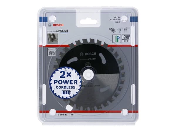 Bosch 2 608 837 746 sirkelsag blad 13,6 cm 1 stykker
