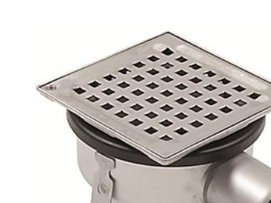 Blücher 50 mm afløbsskål til beton, uden studs, vandret, lav