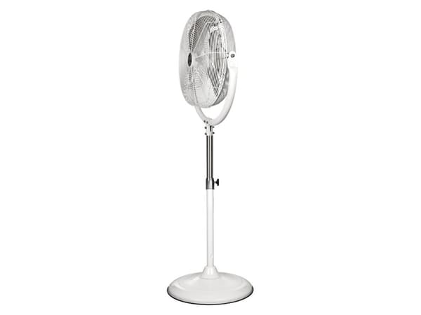 CasaFan SPEED2PROTECT SL, Husholdningsvifte, Hvit, Gulv, Stål, 1250 RPM, 45,5 cm