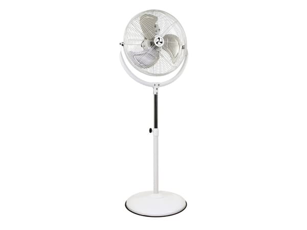 CasaFan SPEED2PROTECT SL, Husholdningsvifte, Hvit, Gulv, Stål, 1250 RPM, 45,5 cm