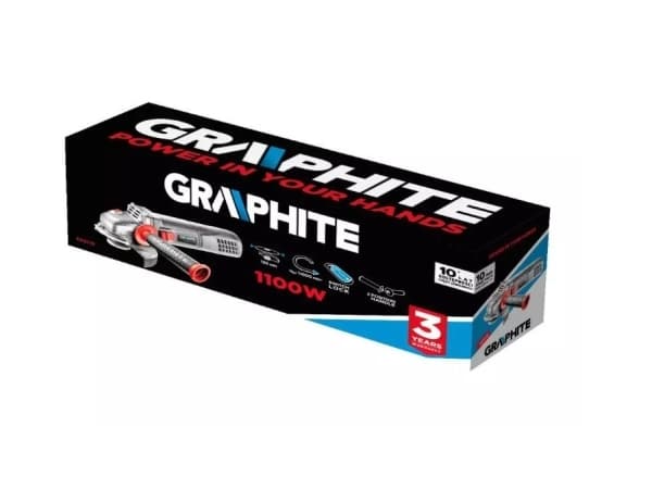 Vinkelsliber 1100W Graphite 125mm skive