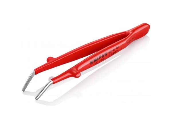 Knipex 92 47 01, Rostfritt stål, Röd, Platt, Böjt, 29 g, 16 mm