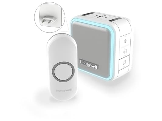 Honeywell DC515NP2, Grå, Hvit, 84 dB, IP55, Trådløs, 868 MHz, 150 m