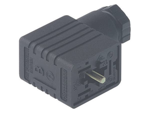 Hirschmann GM 216 NJ 934 456-100-1 Svart Stolpar:2 + PE Innehåll: 1 st