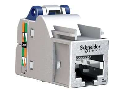 Schneider Actassi S-One - Modulär insättning - CAT 6a - STP - RJ-45