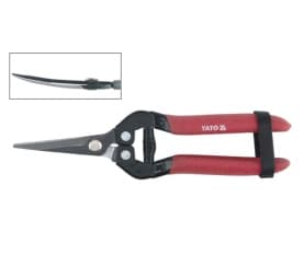 Yato YT-8817, Forbigang, PVC, Sort, Oransje, Kull stål, Svart/rustfritt stål, 190 mm